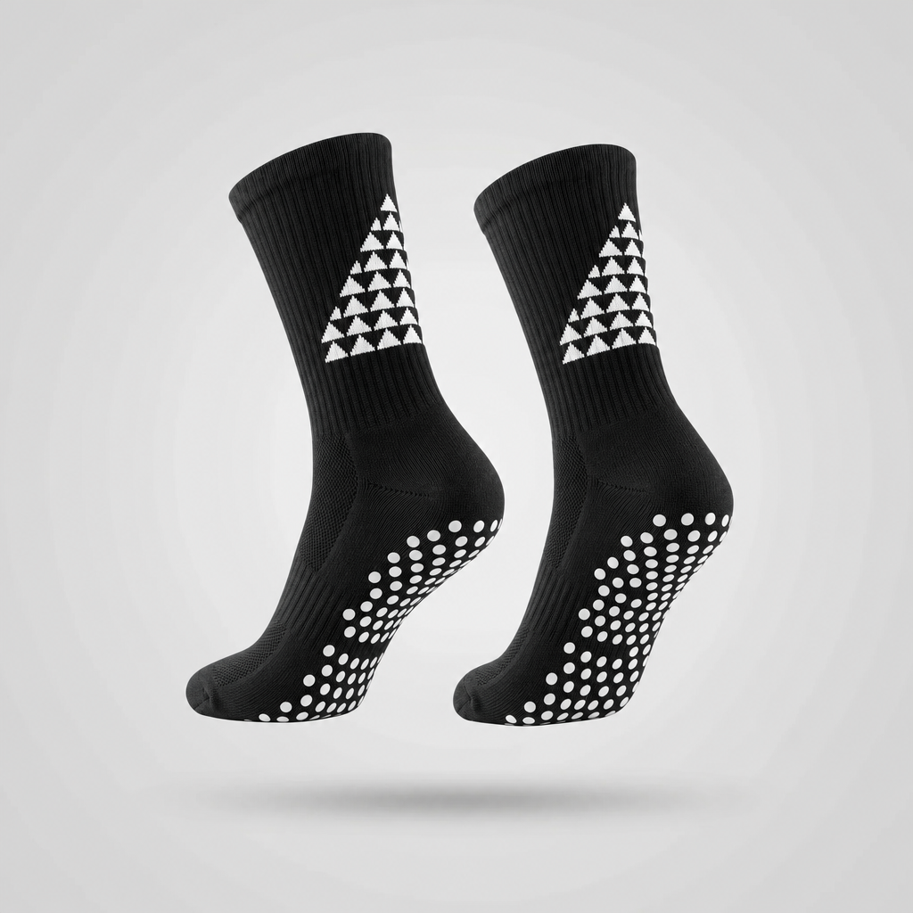 AGARRE PRO™ Negro - Calcetines de Compresión Antideslizantes